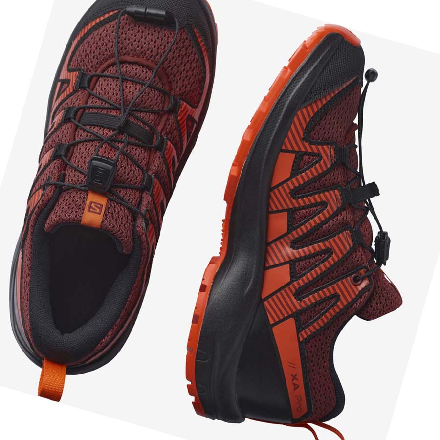 Salomon XA PRO V8 Çocuk Patika Koşu Ayakkabısı Turuncu | TR 2032ZUT